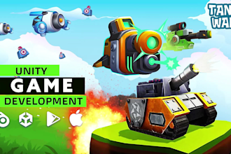 be your unity 2d and 3d professional game developer