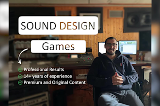 create the sound design for your game