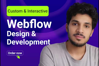 create high converting webflow website design and development