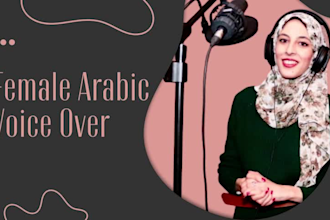 do arabic female voice over for ads and videos