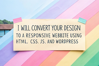 convert your design to wordpress website