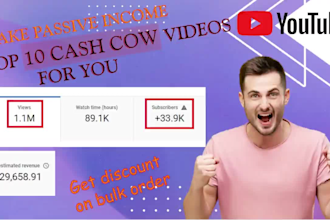 create top 10 youtube cash cow videos for your channel