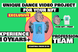 create nft crypto memecoin or token promo video