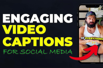 edit tiktok, insta reels, and youtube shorts with engaging captions