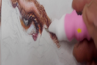 draw realistic ballpoint pen sketch or portrait by hand