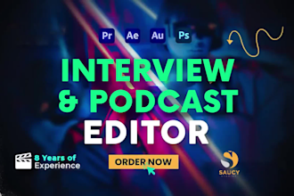 professionally edit your interview podcast or multi camera video