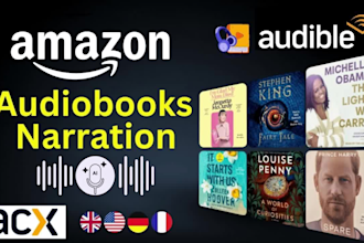 narrate your amazon audiobook with realistic ai voice using elevenlabs