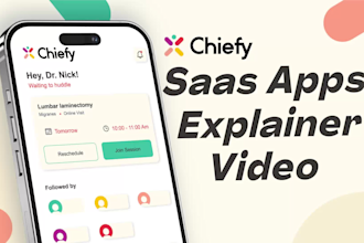do custom saas app explainer video, app promo and website demo