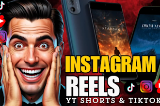 create engaging instagram reels, viral youtube shorts and tik tok video editing