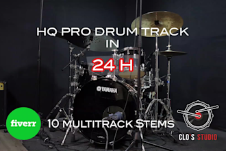 be your professional drummer recording acoustic drum tracks