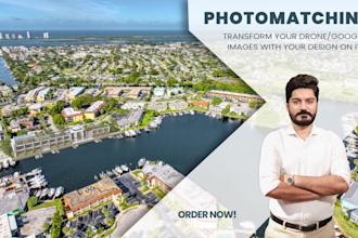 create 3d masterplan render on google earth and drone capture