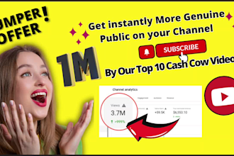 create youtube top 10 cash cow faceless videos and automated cash cow videos