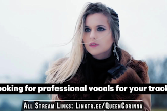 be your female vocalist session singer and topline writer