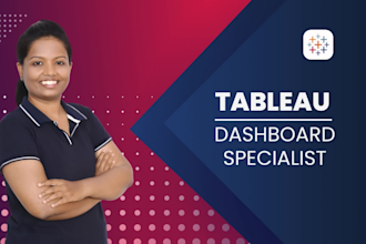 develop insightful tableau dashboards and stories