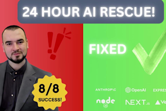 fix your broken ai chatbot or llm system in 24 hours