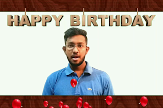 wish happy birthday with beatbox, funny and changing voice