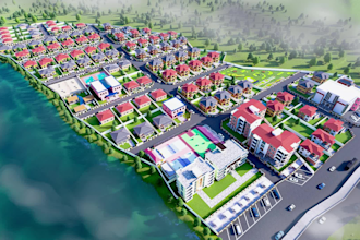 do professional 3d master plan and landscape design