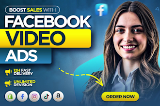 create shopify facebook video ads for dropshipping products