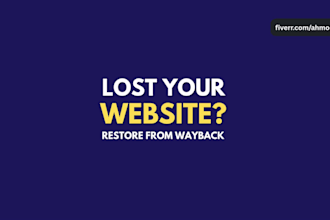 restore your lost website from wayback machine archive to wordpress