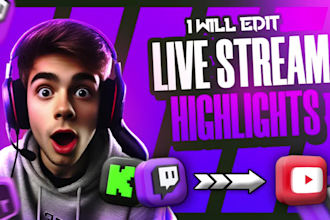 edit stream highlights to youtube video
