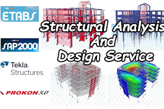 do structural analysis and design using etabs, sap2000, and prokon