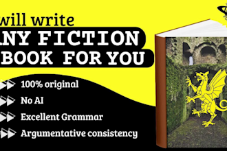 write engaging fiction books or ebooks for you