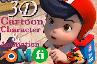 do 3d animation 3d character animation 3d cartoon animation 3d character rigging