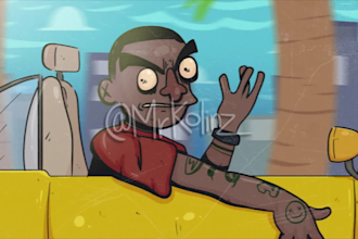 create a cartoon music video for you