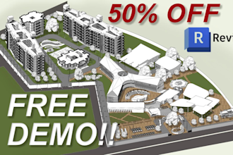 create architecture bim model in revit upto lod500