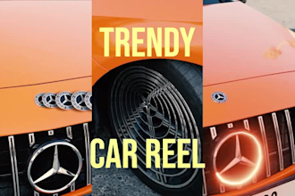 professionally edit your car videos and reels