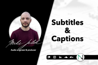 create synced subtitles in czech, english or german