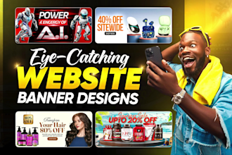design professional shopify website banners and hero sliders