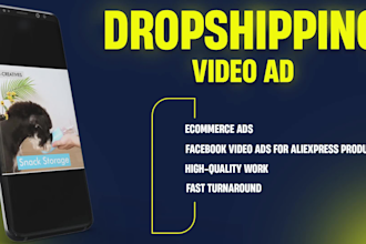 create ecommerce ads and facebook video ads for aliexpress product