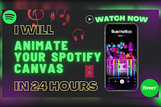 animate your album cover art for spotify canvas