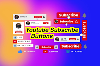 make subscribe button animation for youtube