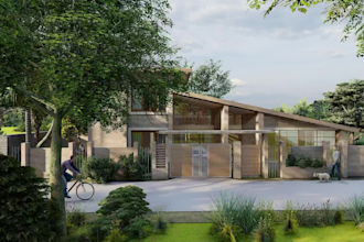 do 3d rendering architecture and walkthrough video