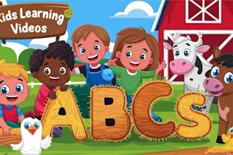create kids learning educational videos for youtube channel