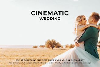do wedding video editing with cinematic storytelling