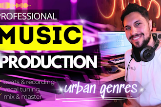 produce top notch latin music reggaeton, trap, dancehall