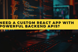develop react express apps with API integration