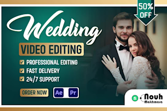 do wedding cinematic video editing