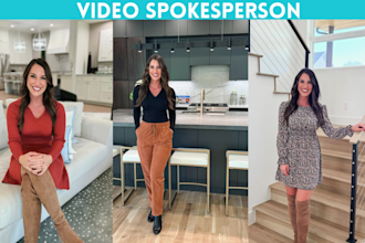 be your female actress for ugc spokesperson video commercial