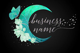 design an unique feminine modern logo
