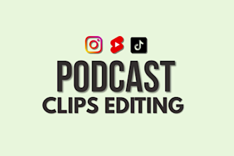 edit podcast clips and talking head videos for your social media