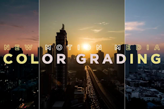 color grade, match and retouch with a unique personality for films and ads