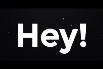 do a kinetic typography video