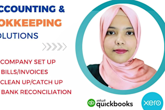 do quickbooks set up, clean up, bank reconciliation in quickbooks online, xero