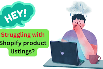 do shopify product upload, product listing description, or add products