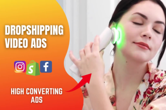 create tiktok, facebook video ads for dropshipping products