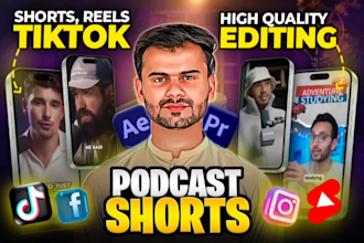 edit your podcast into engaging short form video clips